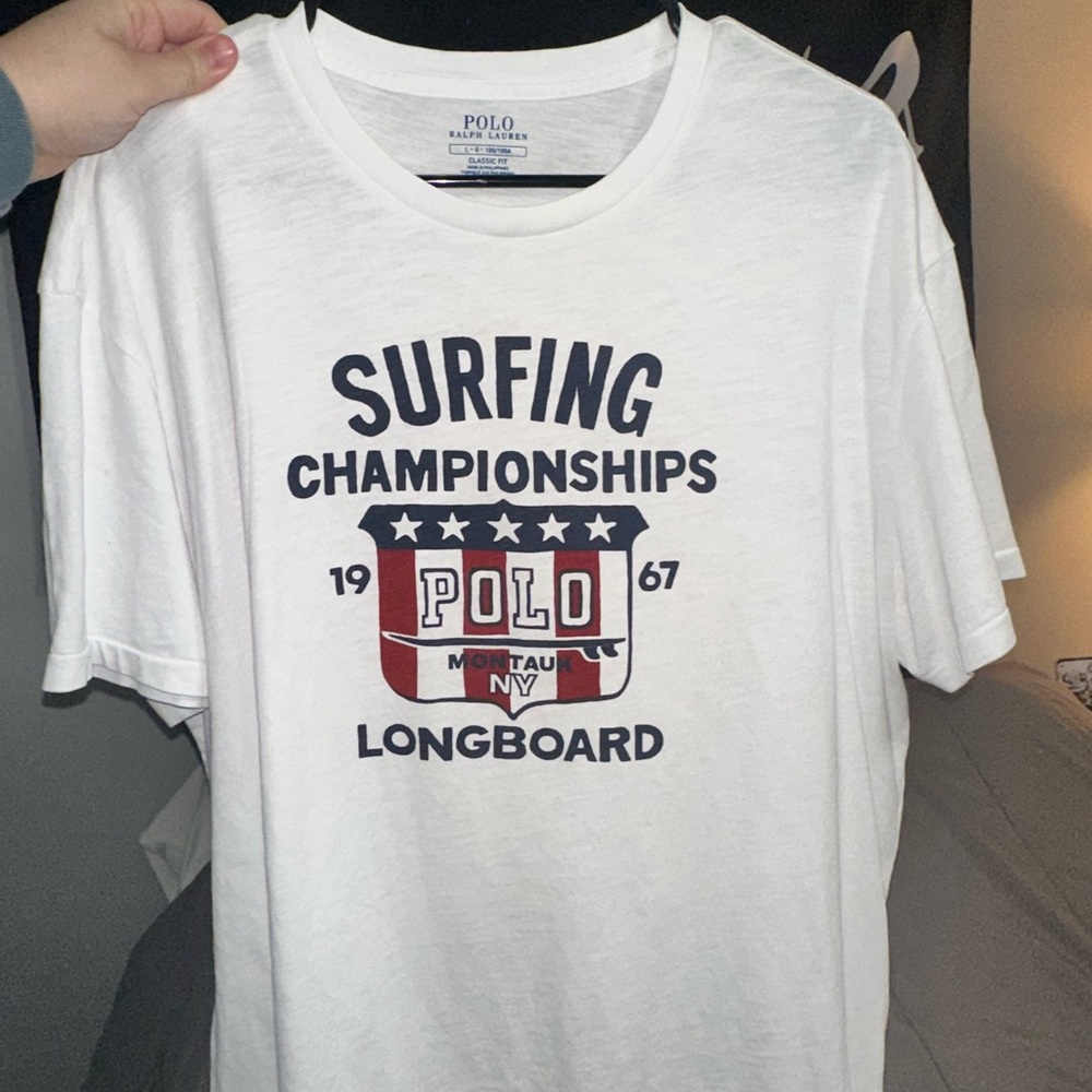 Polo by Ralph Lauren White Surfing Championships Tee